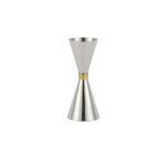 Μεζούρα Mr. Slim Jigger 30/60 ml - επαγγελματικό μεζούρα κοκτέιλ από ανοξείδωτο ατσάλι με χρυσή λεπτομέρεια