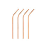 Straws copper plated
