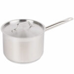 Κατσαρόλα INOX Με Χερούλι και Καπάκι Ø16x11hcm 2,2L