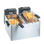 διπλή ηλεκτρική φριτέζα Bartscher Mini III inox