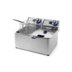 Ηλεκτρική φριτέζα Kitchen Line 2x6L με ανοξείδωτο περίβλημα και δύο δεξαμενές