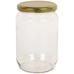 Γυάλινο βάζο αποθήκευσης 720ml με μεταλλικό καπάκι για τρόφιμα