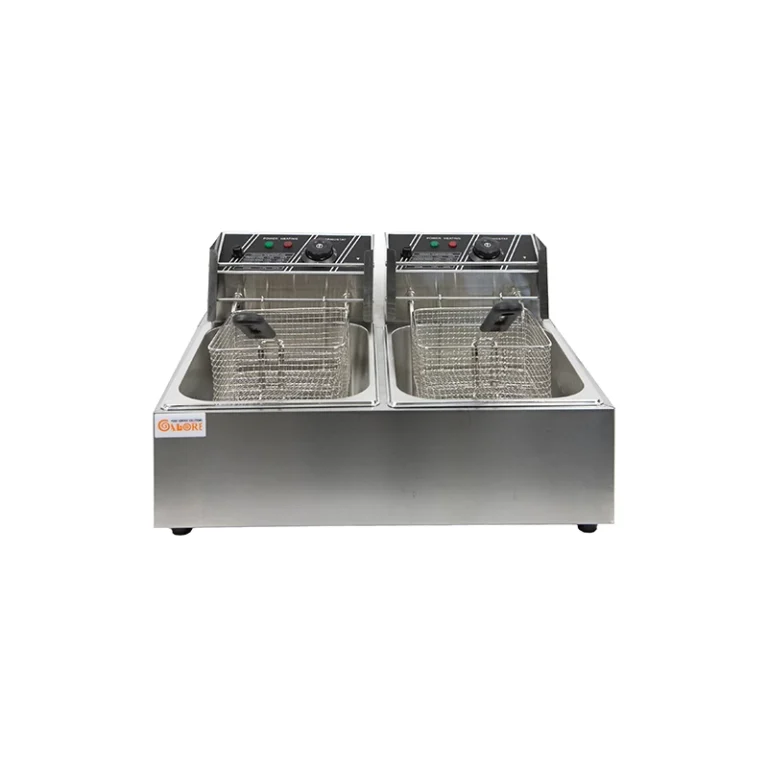 Επαγγελματική Ηλεκτρική Φριτέζα Διπλή 2x6Lt Galore FRYECO6+6 Inox