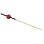 Οδοντογλυφίδα Cocktail 12cm με Κόκκινη Μπίλια